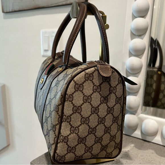 Vintage GUCCI Sherry Line Boston Bag - Picture 3 of 10